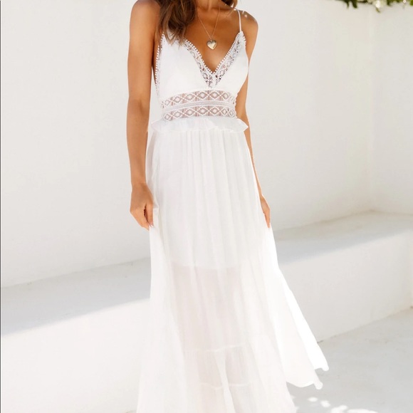 Hello Molly Boho White Dress - Picture 5 of 5